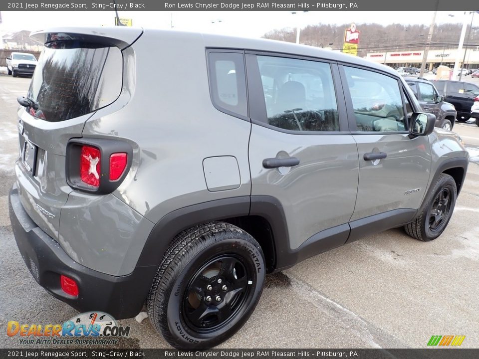 2021 Jeep Renegade Sport Sting-Gray / Black Photo #6