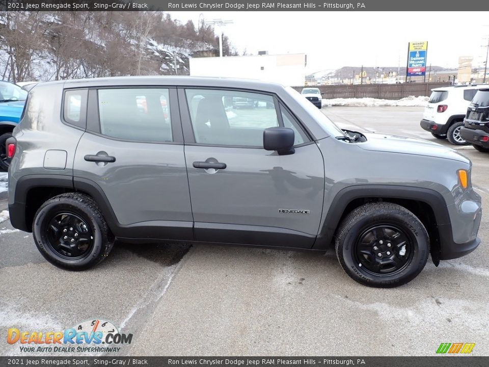 2021 Jeep Renegade Sport Sting-Gray / Black Photo #7