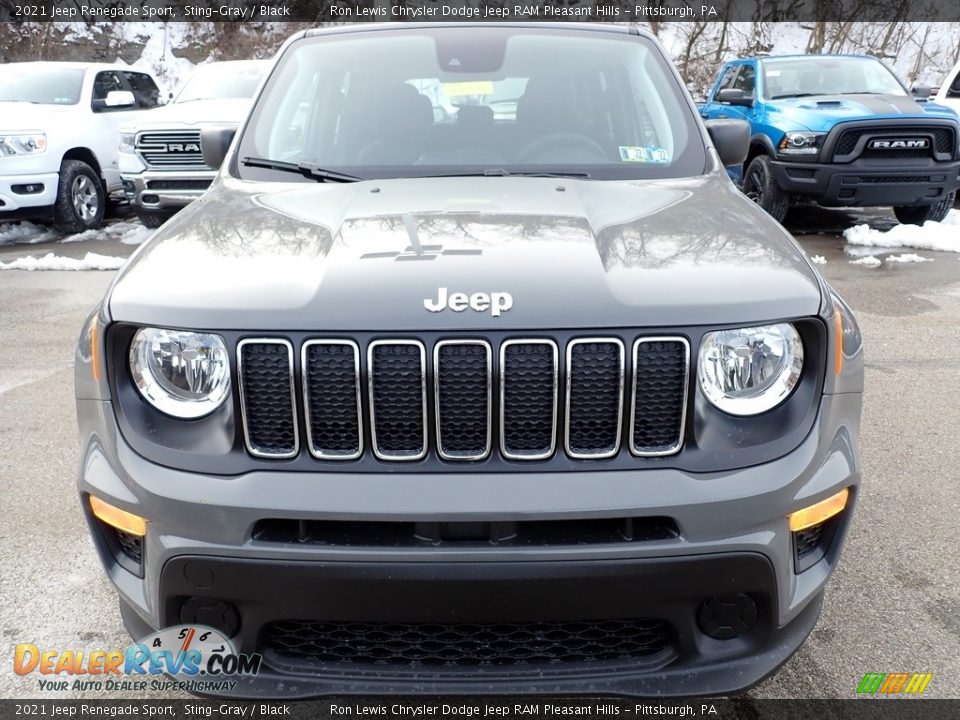 2021 Jeep Renegade Sport Sting-Gray / Black Photo #9