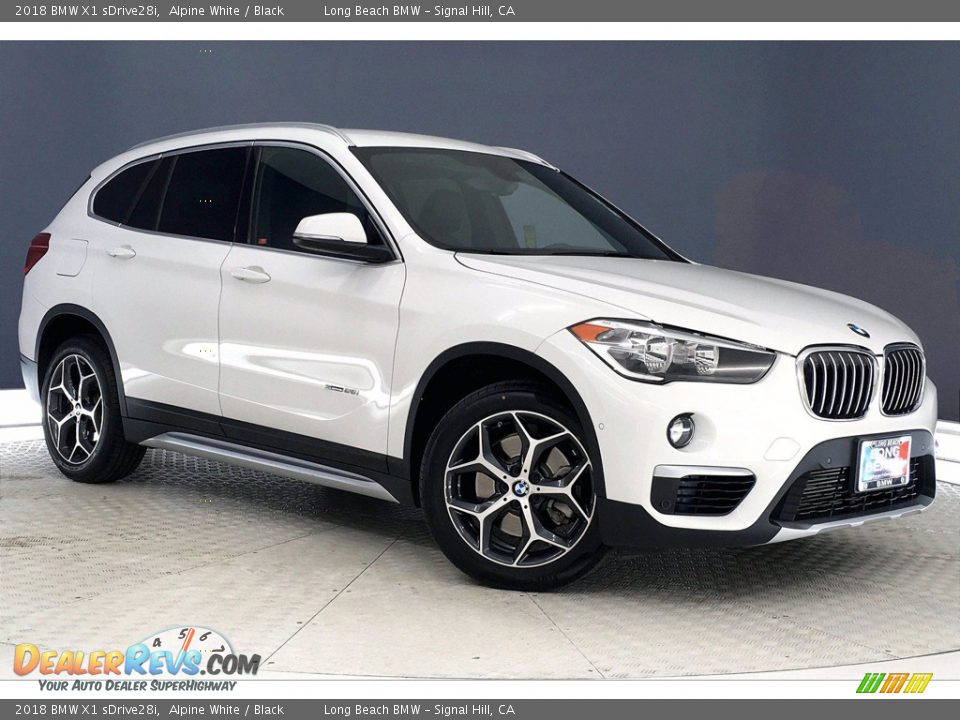 2018 BMW X1 sDrive28i Alpine White / Black Photo #1