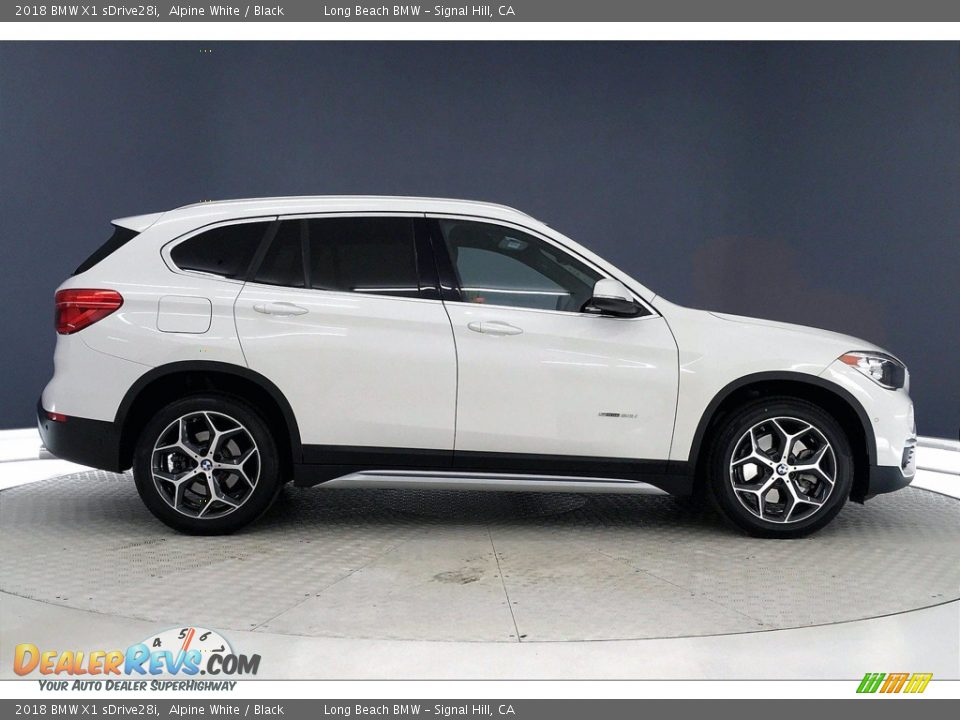 2018 BMW X1 sDrive28i Alpine White / Black Photo #14