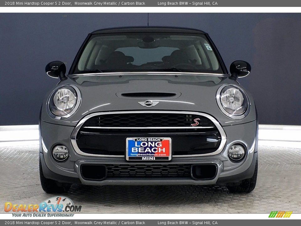 2018 Mini Hardtop Cooper S 2 Door Moonwalk Grey Metallic / Carbon Black Photo #2