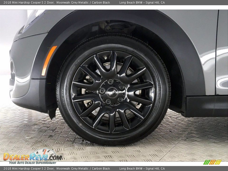 2018 Mini Hardtop Cooper S 2 Door Moonwalk Grey Metallic / Carbon Black Photo #8