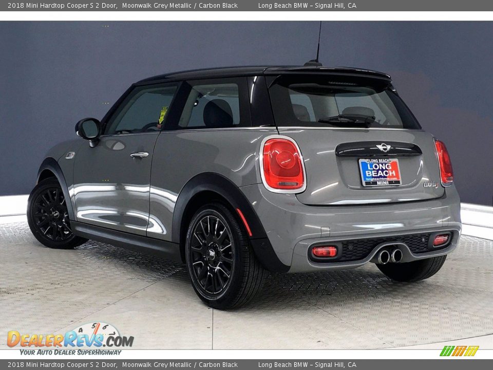 2018 Mini Hardtop Cooper S 2 Door Moonwalk Grey Metallic / Carbon Black Photo #10