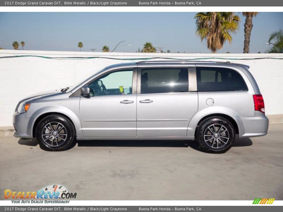 2017 Dodge Grand Caravan SXT Billet Metallic / Black/Light Graystone Photo #10