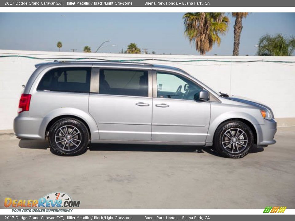 2017 Dodge Grand Caravan SXT Billet Metallic / Black/Light Graystone Photo #14