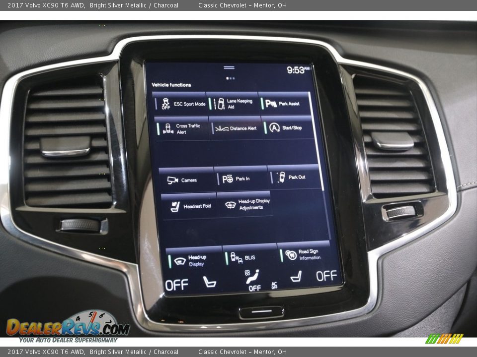 Controls of 2017 Volvo XC90 T6 AWD Photo #10