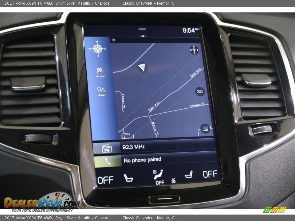 Navigation of 2017 Volvo XC90 T6 AWD Photo #14