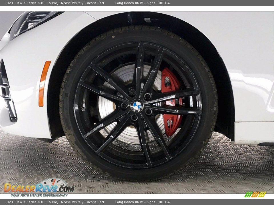 2021 BMW 4 Series 430i Coupe Alpine White / Tacora Red Photo #13