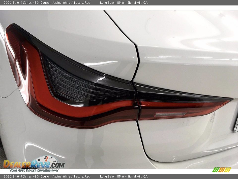 2021 BMW 4 Series 430i Coupe Alpine White / Tacora Red Photo #16