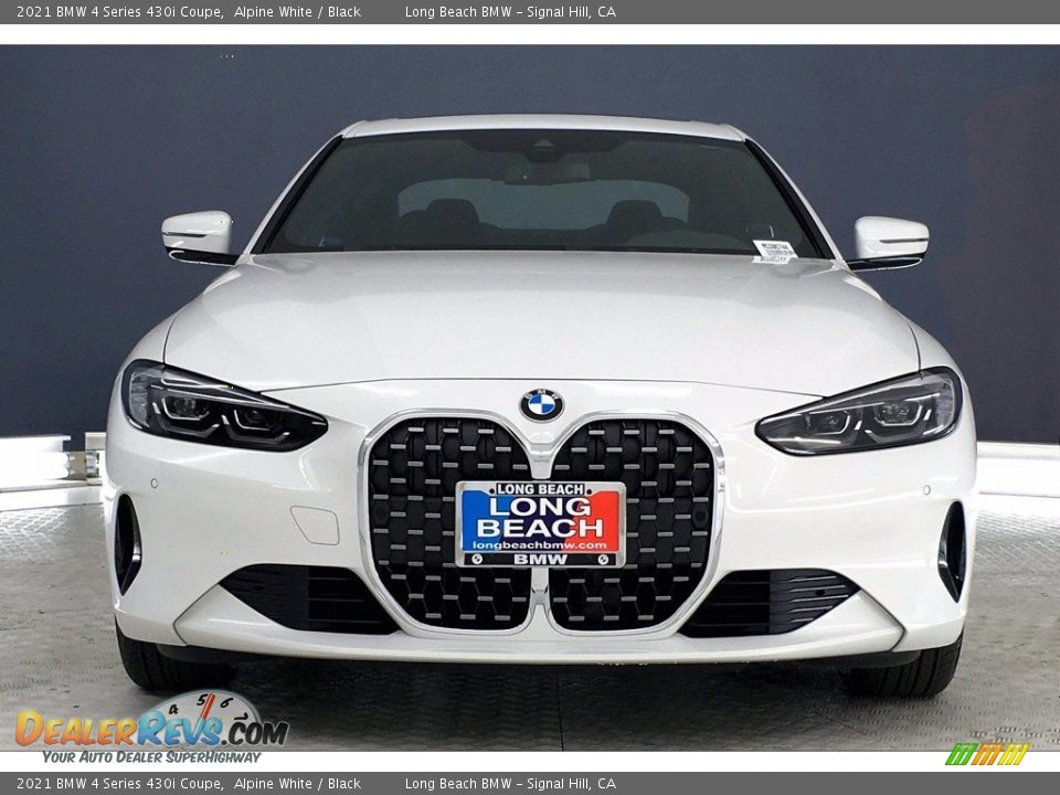 2021 BMW 4 Series 430i Coupe Alpine White / Black Photo #2