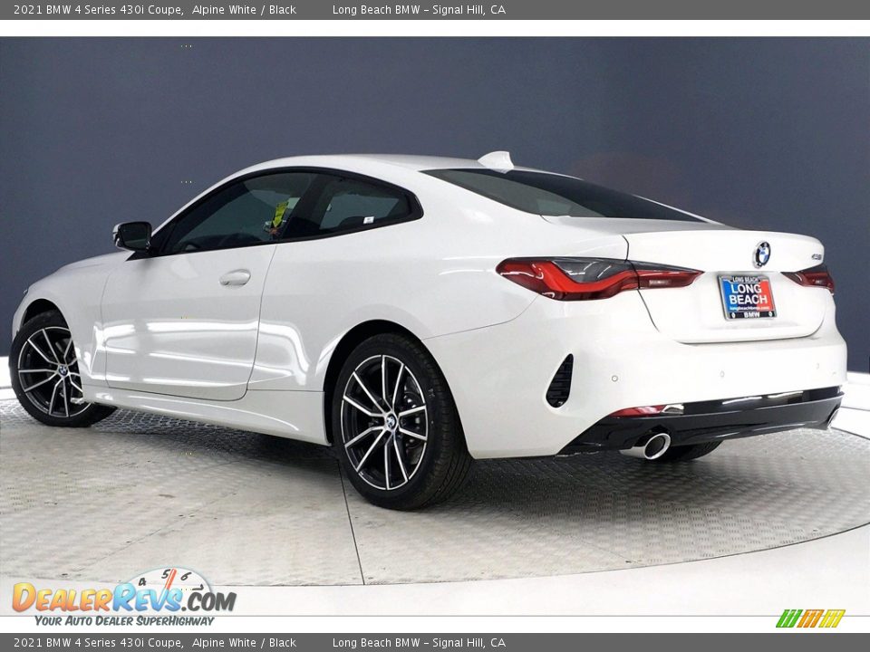 2021 BMW 4 Series 430i Coupe Alpine White / Black Photo #3