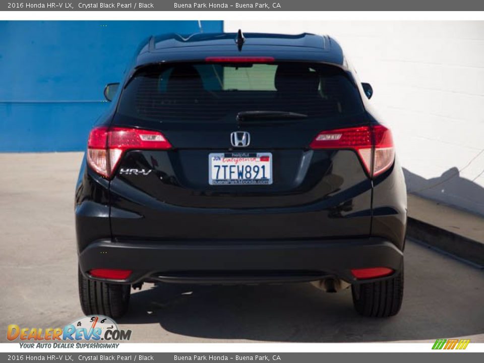 2016 Honda HR-V LX Crystal Black Pearl / Black Photo #11
