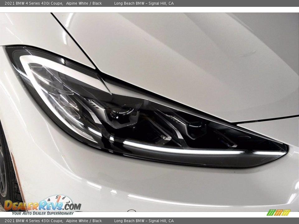 2021 BMW 4 Series 430i Coupe Alpine White / Black Photo #15