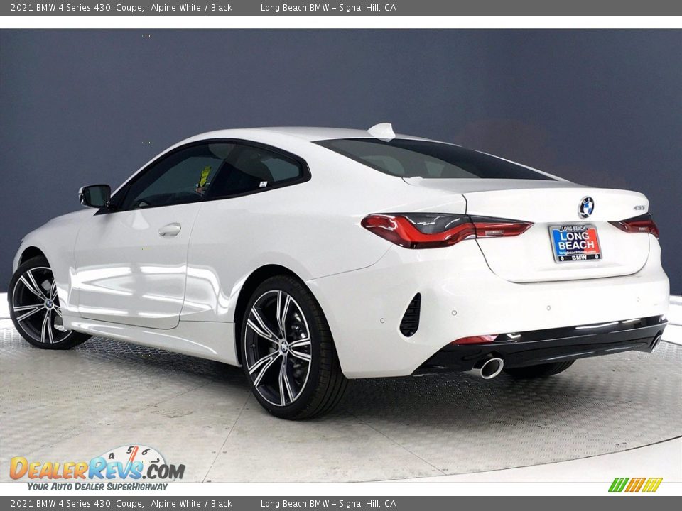 2021 BMW 4 Series 430i Coupe Alpine White / Black Photo #3