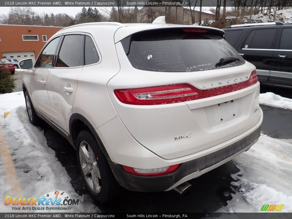 2018 Lincoln MKC Premier AWD White Platinum / Cappuccino Photo #2