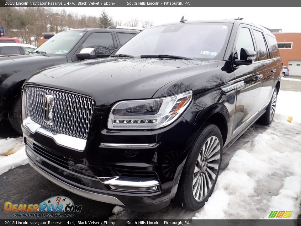 2018 Lincoln Navigator Reserve L 4x4 Black Velvet / Ebony Photo #1