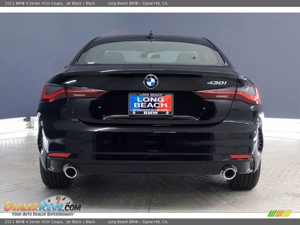 2021 BMW 4 Series 430i Coupe Jet Black / Black Photo #4