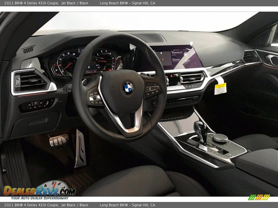 2021 BMW 4 Series 430i Coupe Jet Black / Black Photo #7