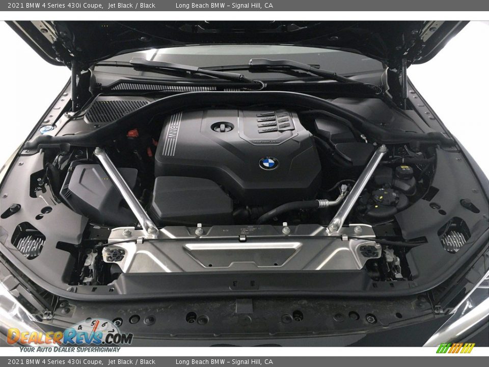 2021 BMW 4 Series 430i Coupe Jet Black / Black Photo #10