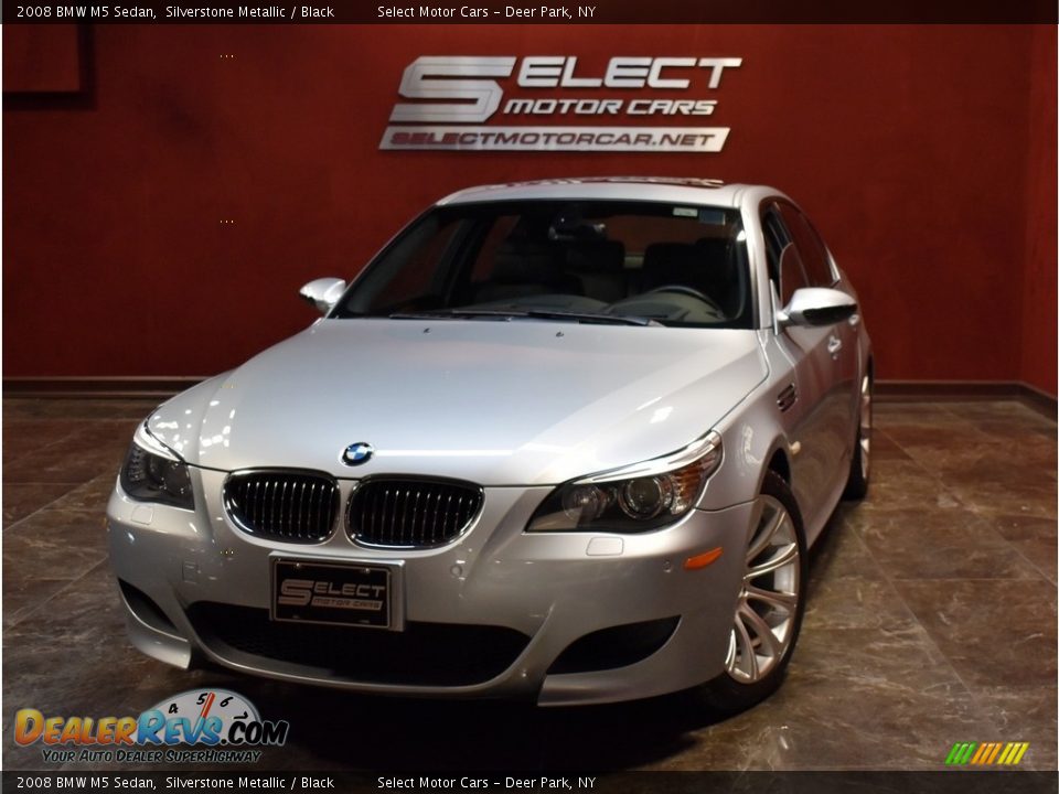 2008 BMW M5 Sedan Silverstone Metallic / Black Photo #1
