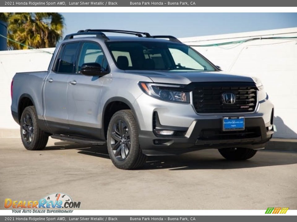 Front 3/4 View of 2021 Honda Ridgeline Sport AWD Photo #1