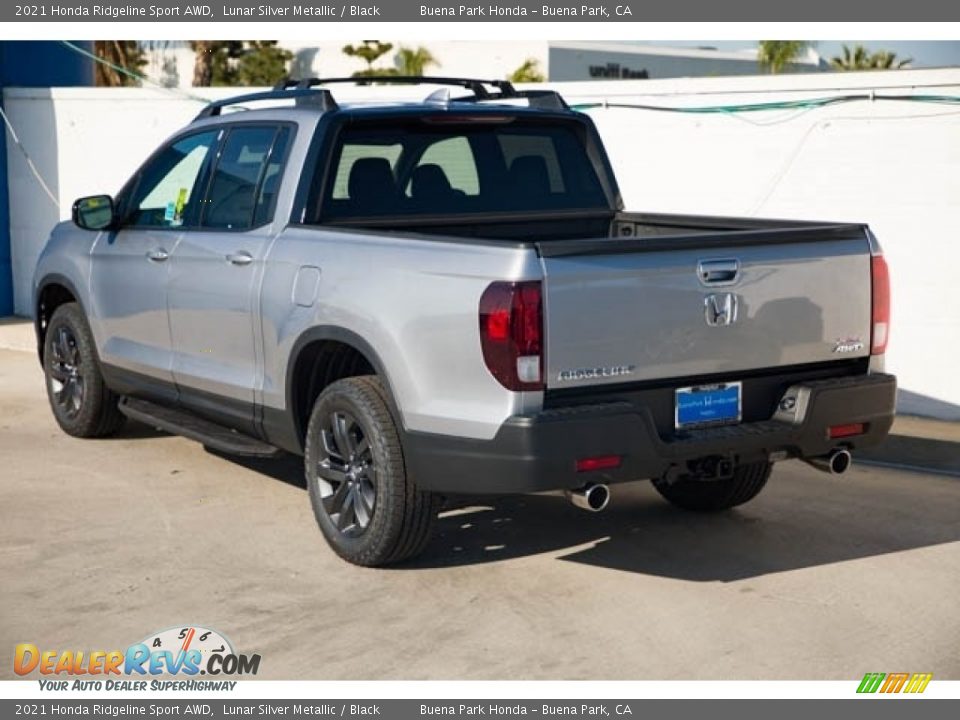 2021 Honda Ridgeline Sport AWD Lunar Silver Metallic / Black Photo #2