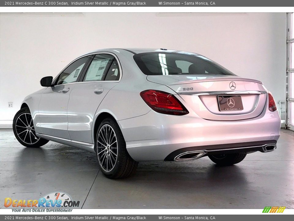 2021 Mercedes-Benz C 300 Sedan Iridium Silver Metallic / Magma Gray/Black Photo #2