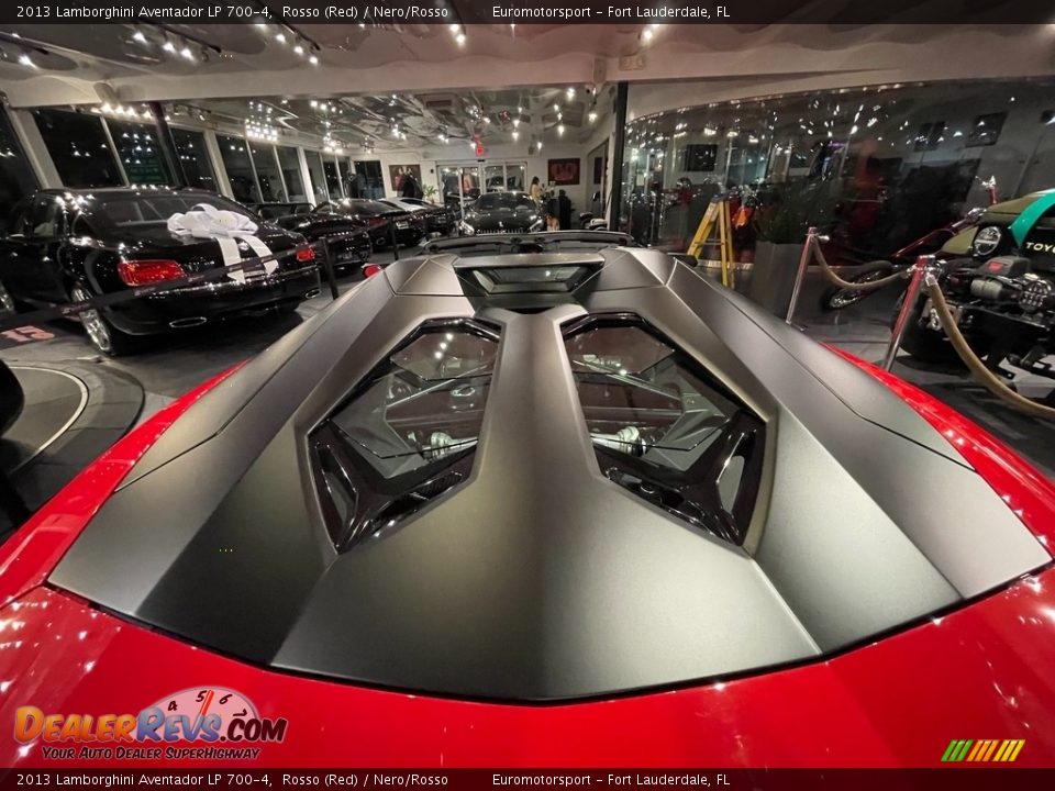 2013 Lamborghini Aventador LP 700-4 Rosso (Red) / Nero/Rosso Photo #3