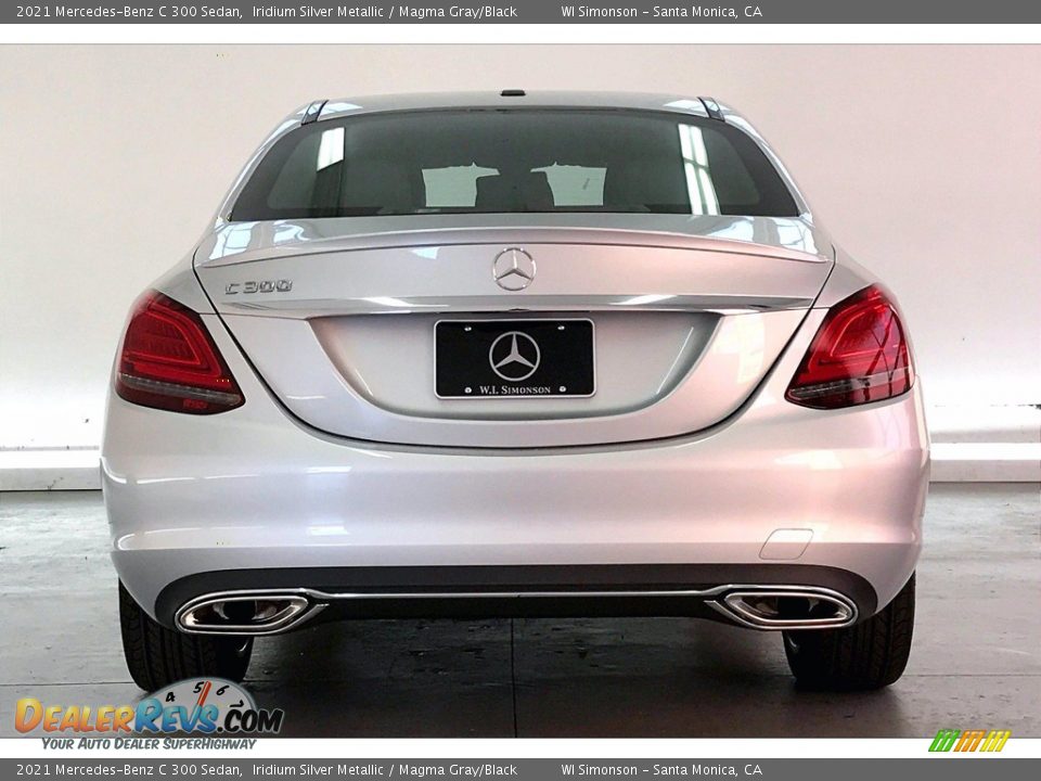 2021 Mercedes-Benz C 300 Sedan Iridium Silver Metallic / Magma Gray/Black Photo #3