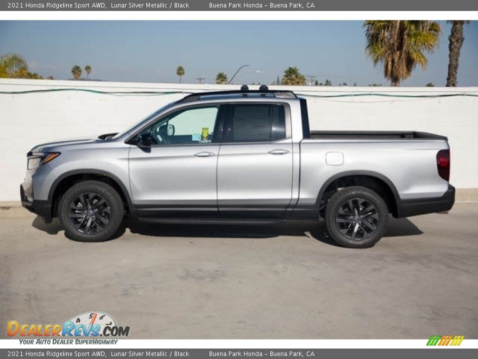 Lunar Silver Metallic 2021 Honda Ridgeline Sport AWD Photo #4