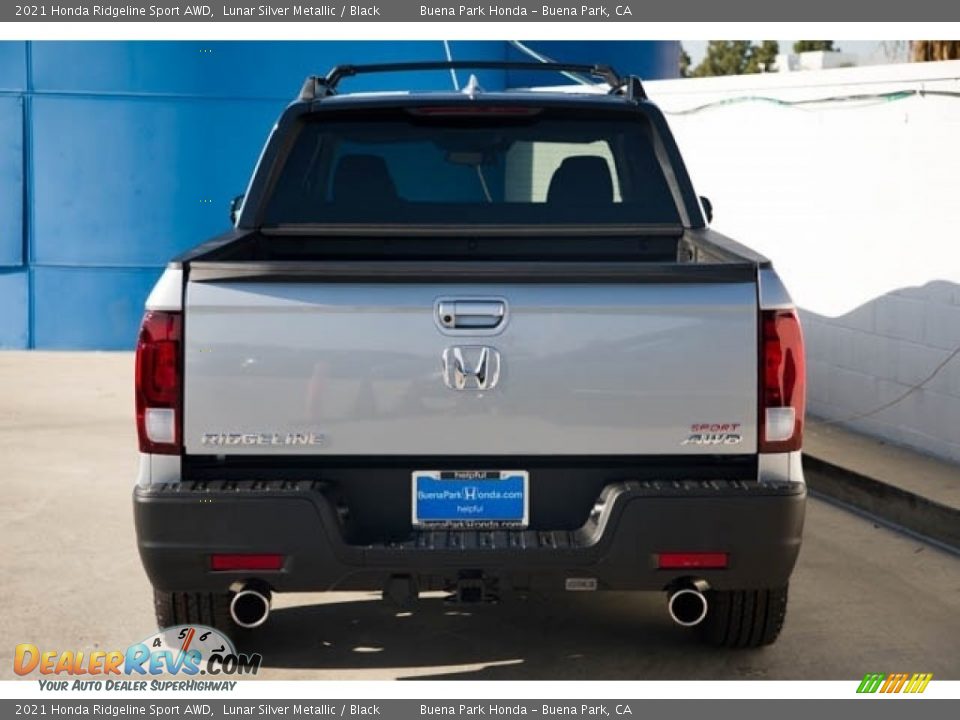 2021 Honda Ridgeline Sport AWD Lunar Silver Metallic / Black Photo #5