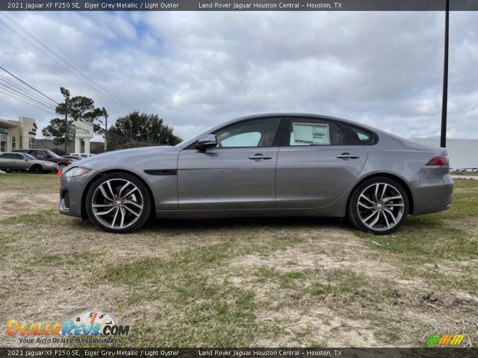 2021 Jaguar XF P250 SE Eiger Grey Metallic / Light Oyster Photo #7