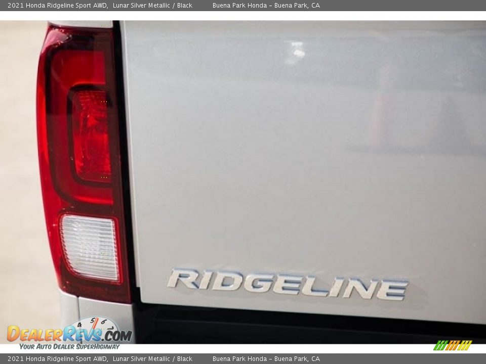2021 Honda Ridgeline Sport AWD Lunar Silver Metallic / Black Photo #7