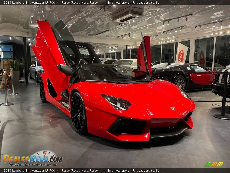 Rosso (Red) 2013 Lamborghini Aventador LP 700-4 Photo #7
