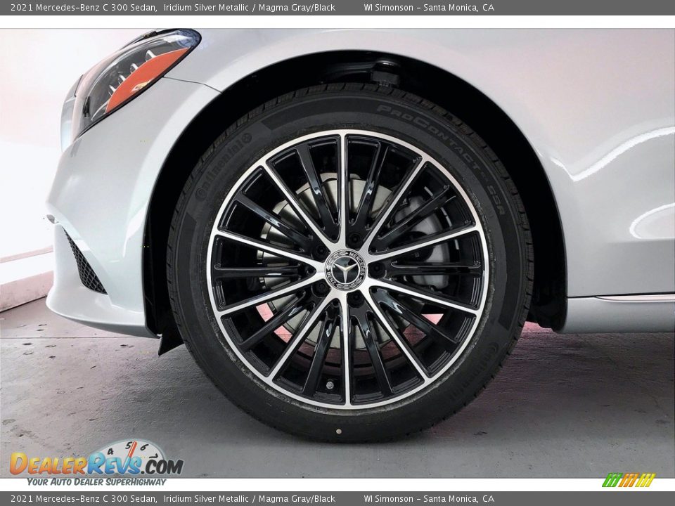2021 Mercedes-Benz C 300 Sedan Iridium Silver Metallic / Magma Gray/Black Photo #9