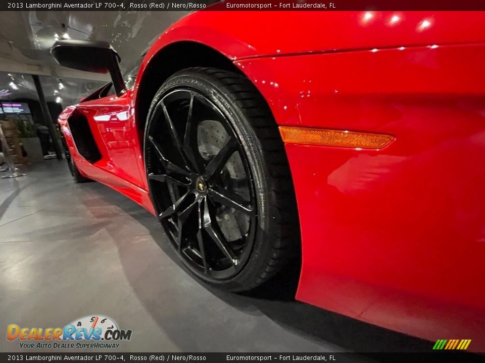 2013 Lamborghini Aventador LP 700-4 Rosso (Red) / Nero/Rosso Photo #12