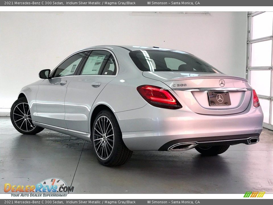 2021 Mercedes-Benz C 300 Sedan Iridium Silver Metallic / Magma Gray/Black Photo #2