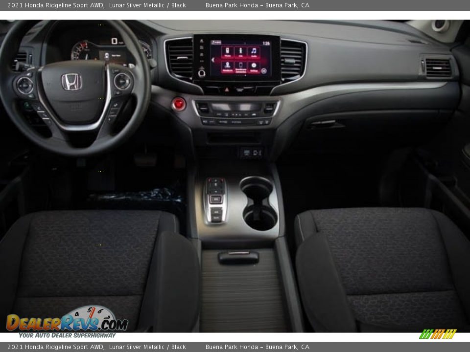 2021 Honda Ridgeline Sport AWD Lunar Silver Metallic / Black Photo #19