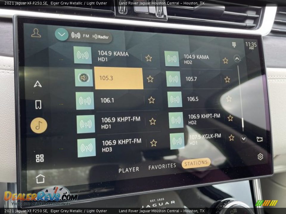 Controls of 2021 Jaguar XF P250 SE Photo #20