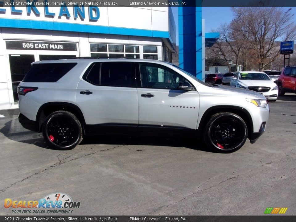 2021 Chevrolet Traverse Premier Silver Ice Metallic / Jet Black Photo #1