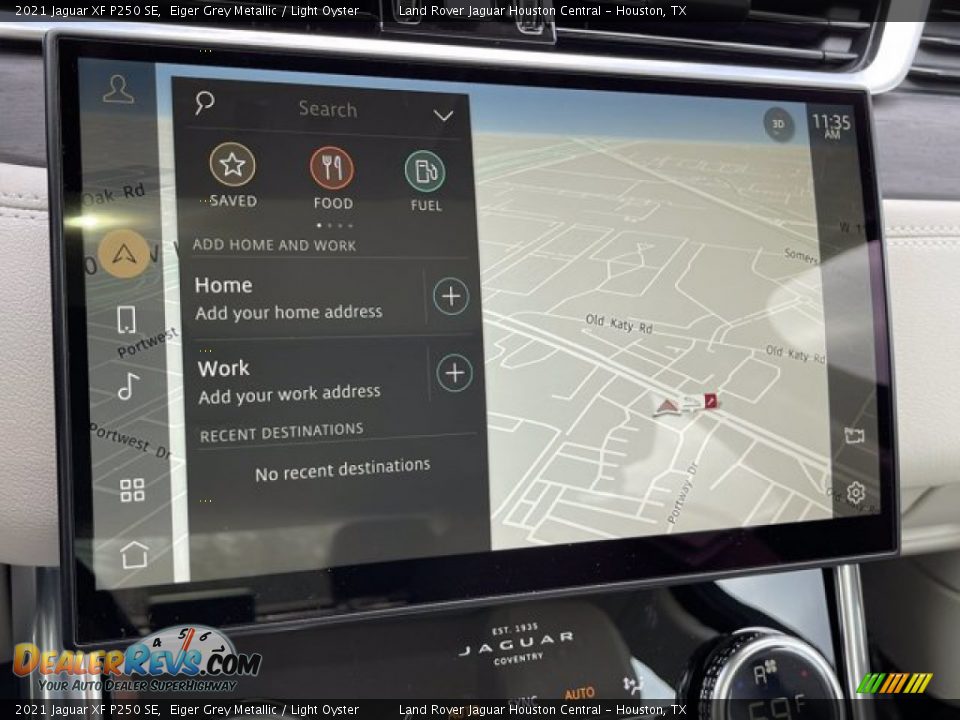 Navigation of 2021 Jaguar XF P250 SE Photo #21