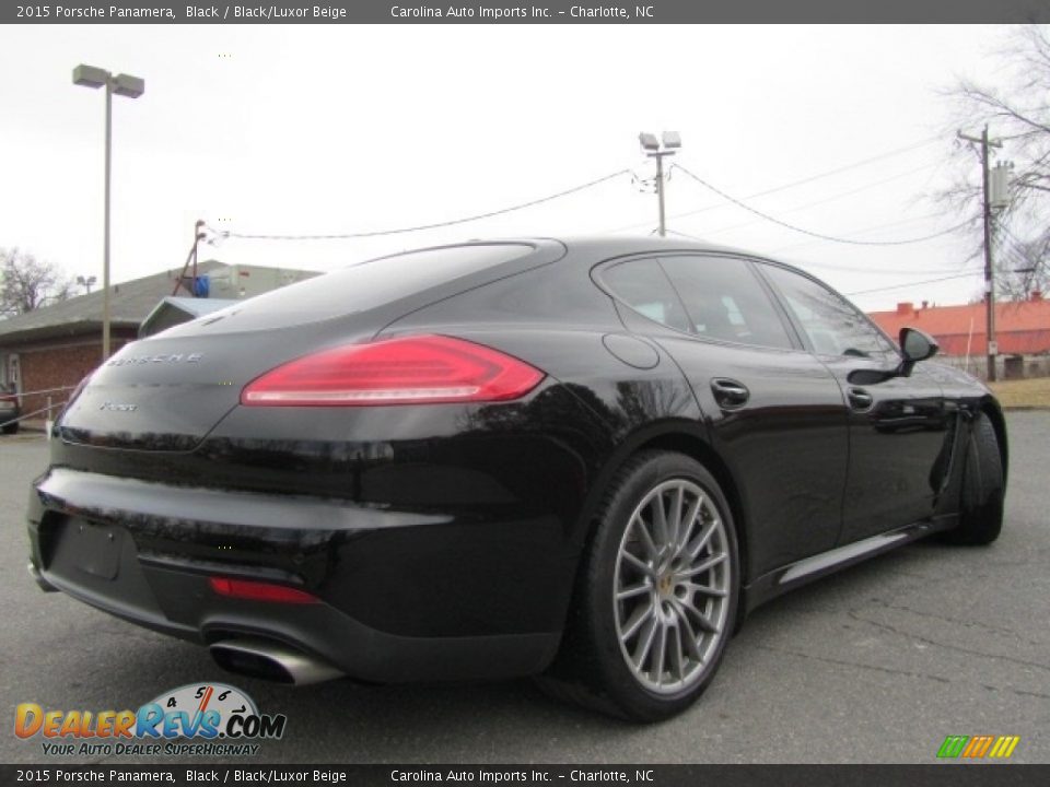 2015 Porsche Panamera Black / Black/Luxor Beige Photo #10