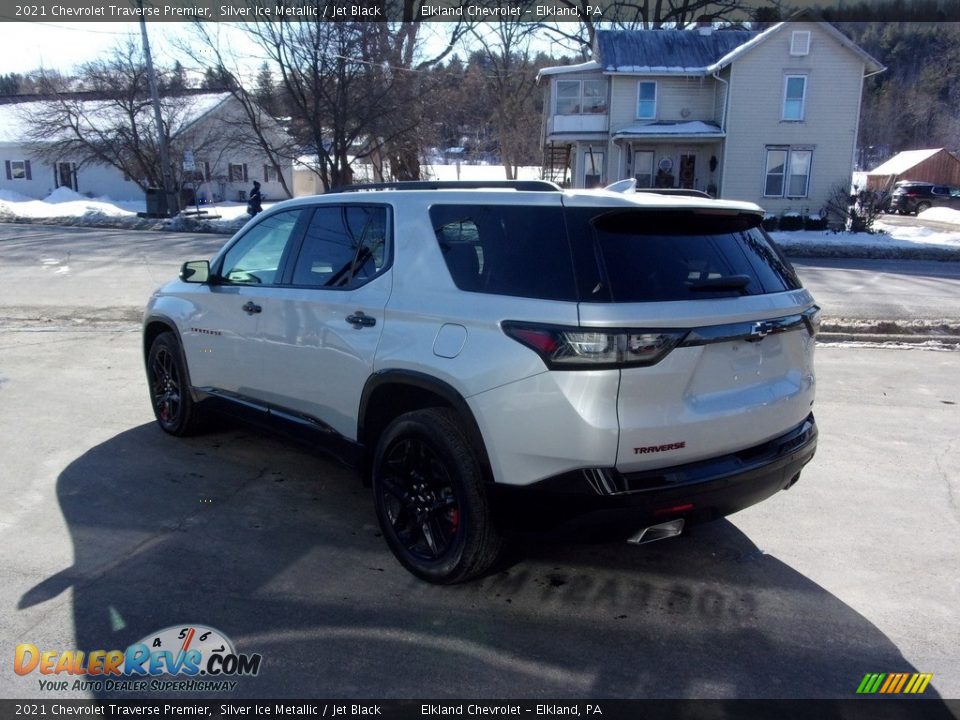 2021 Chevrolet Traverse Premier Silver Ice Metallic / Jet Black Photo #4