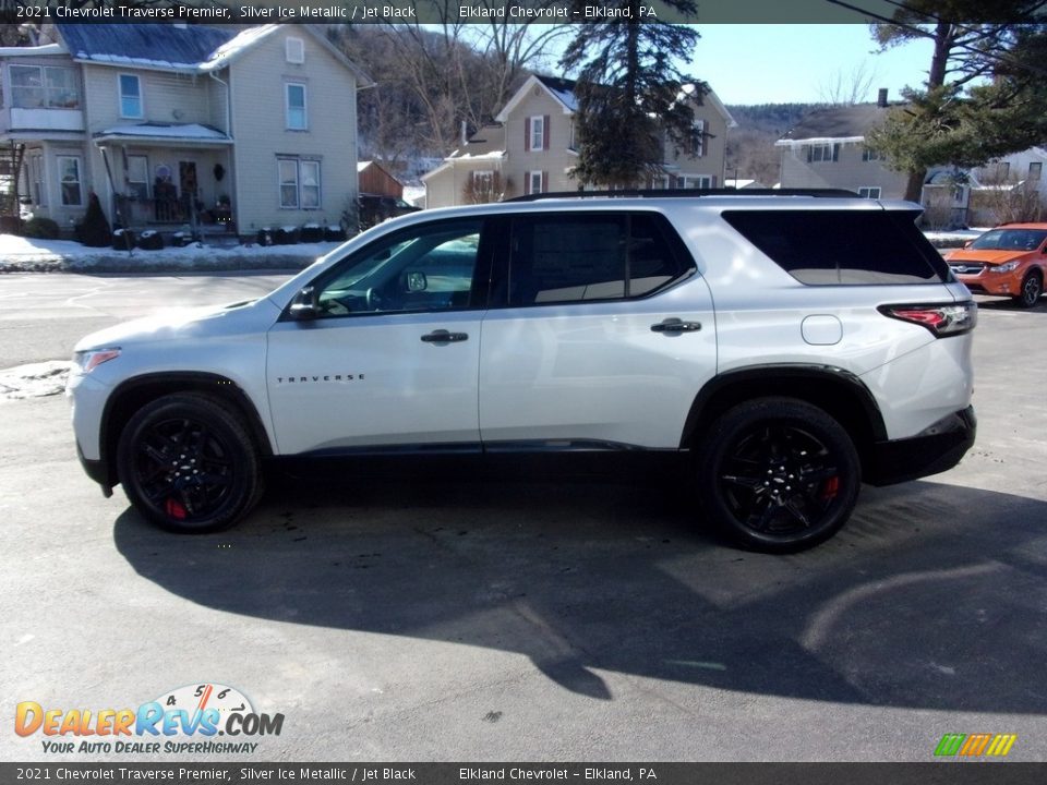 2021 Chevrolet Traverse Premier Silver Ice Metallic / Jet Black Photo #5