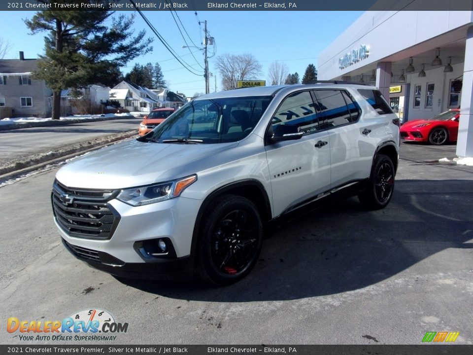 2021 Chevrolet Traverse Premier Silver Ice Metallic / Jet Black Photo #6