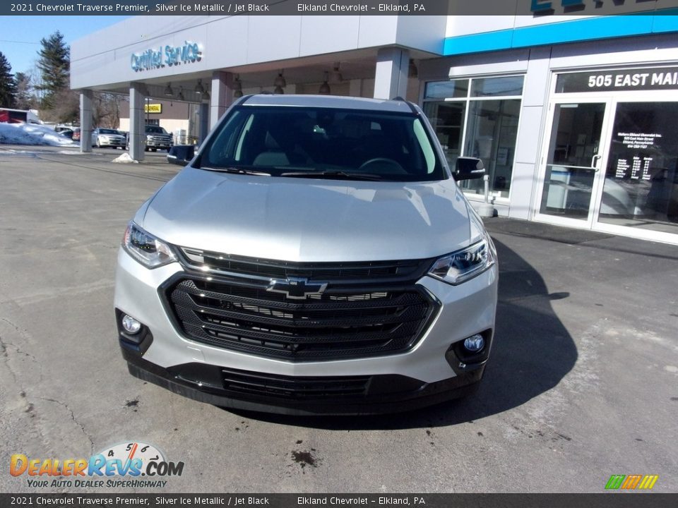 2021 Chevrolet Traverse Premier Silver Ice Metallic / Jet Black Photo #7