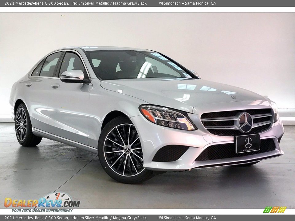 2021 Mercedes-Benz C 300 Sedan Iridium Silver Metallic / Magma Gray/Black Photo #12