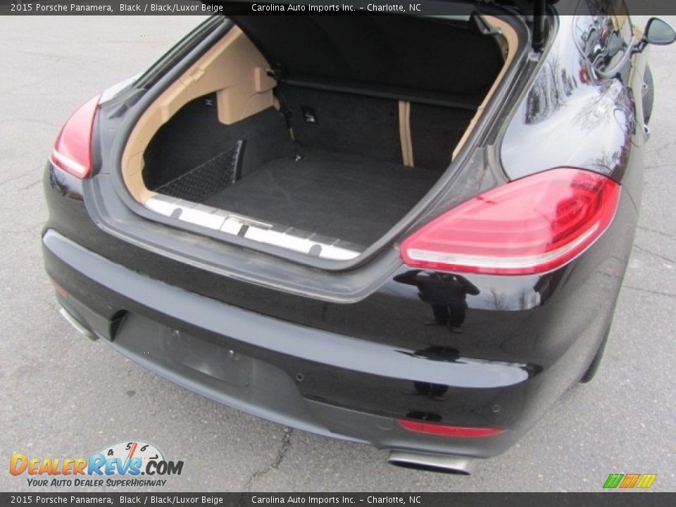 2015 Porsche Panamera Black / Black/Luxor Beige Photo #21