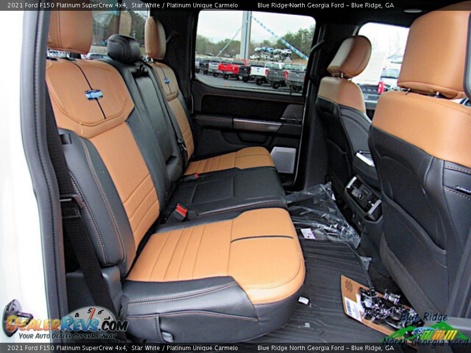 Rear Seat of 2021 Ford F150 Platinum SuperCrew 4x4 Photo #11